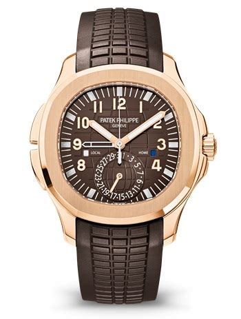 patek philippe - aquanaut travel time 5164r-001 rose gold.|patek philippe aquanaut price.